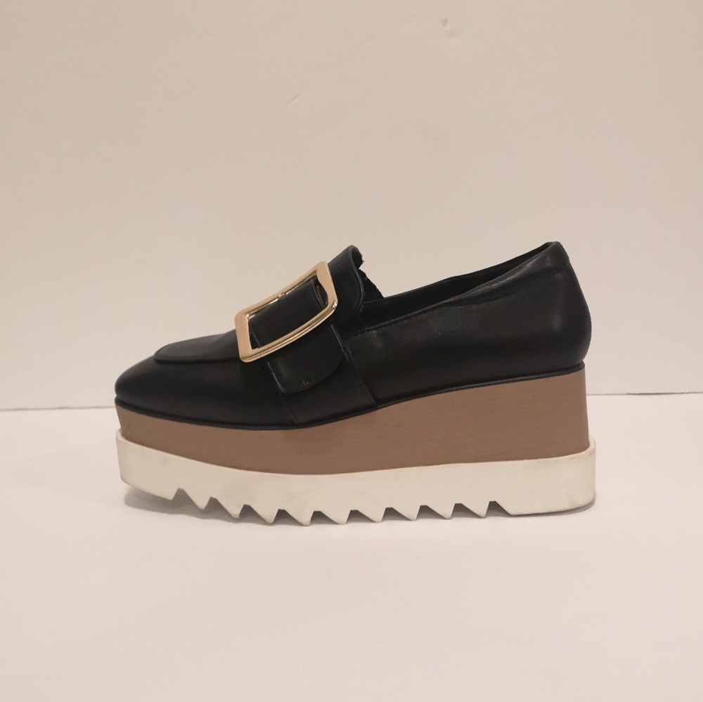 👠 Witch buckle platform shoes
